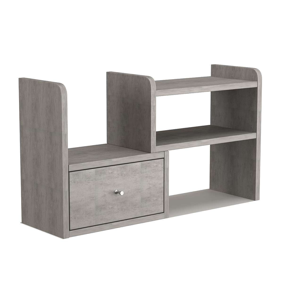 Полка настольная Вектор №31 Бетон Чикаго светло-серый F186 ST9