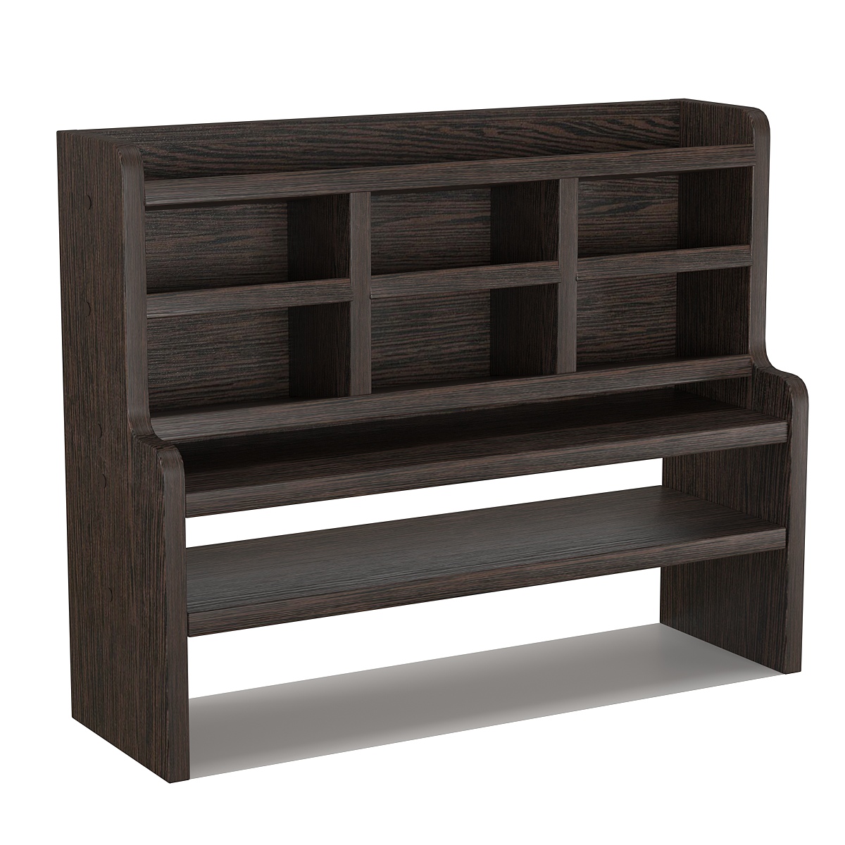 Полка настольная Вектор №35 Дуб Венге