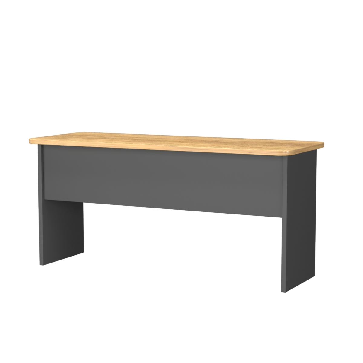 Скамейка для раздевалок №1-2 Темно-серый и Дуб Золотистый