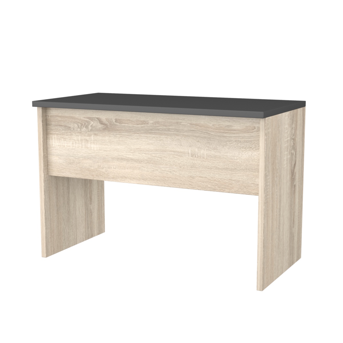 Скамейка для раздевалок №2-2 Дуб Сонома и Темно-Серый 5-U2601