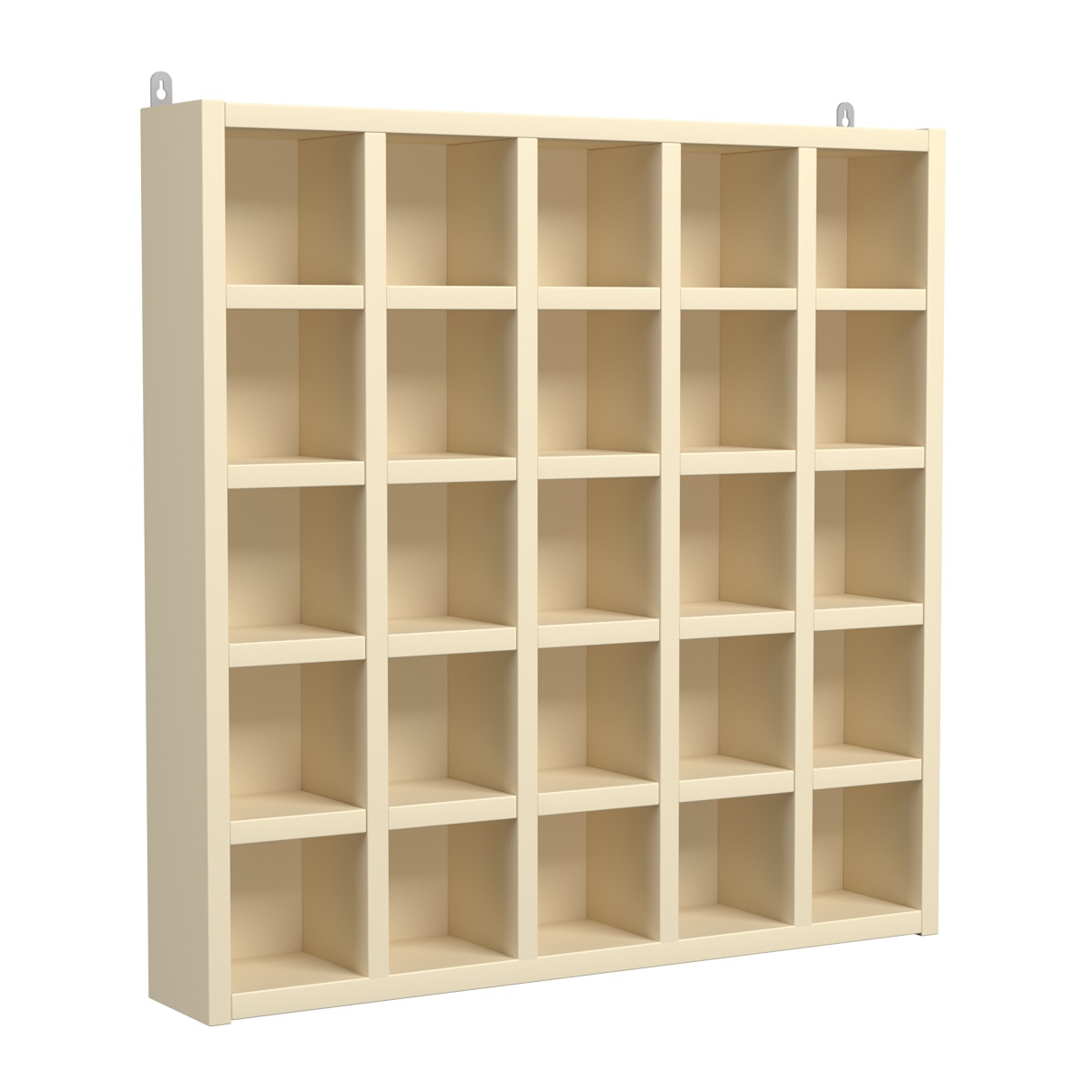 Ключница МАКСИ на 25 ячеек для ключей, браслетов и карт, ячейки 100х100мм Крем Вайс