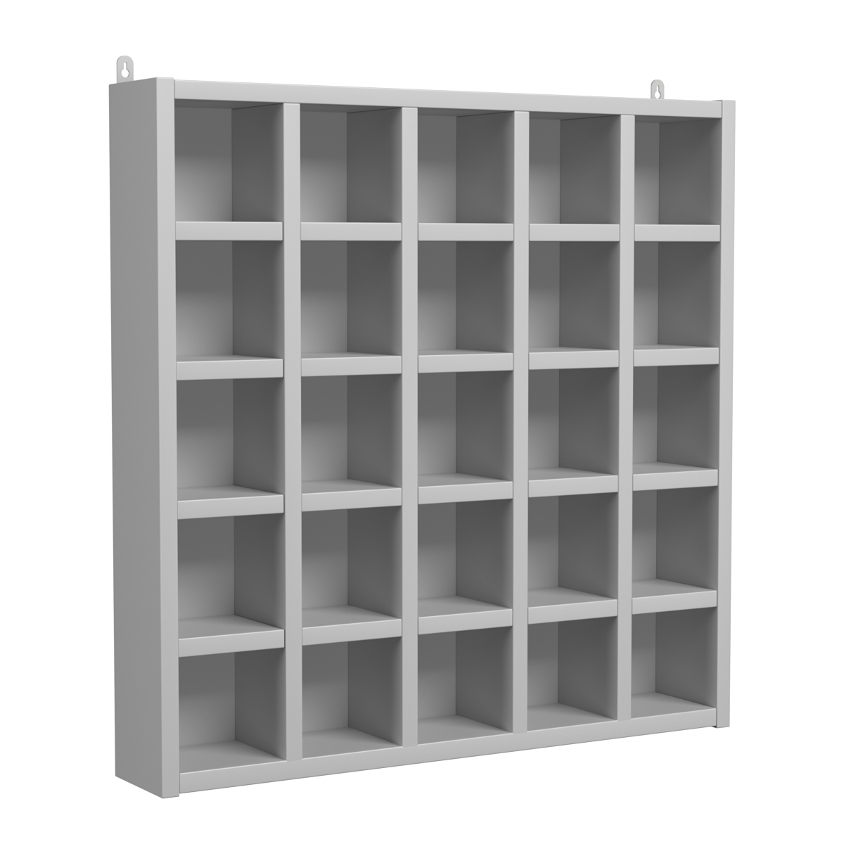 Ключница МАКСИ на 25 ячеек для ключей, браслетов и карт, ячейки 100х100мм Серый