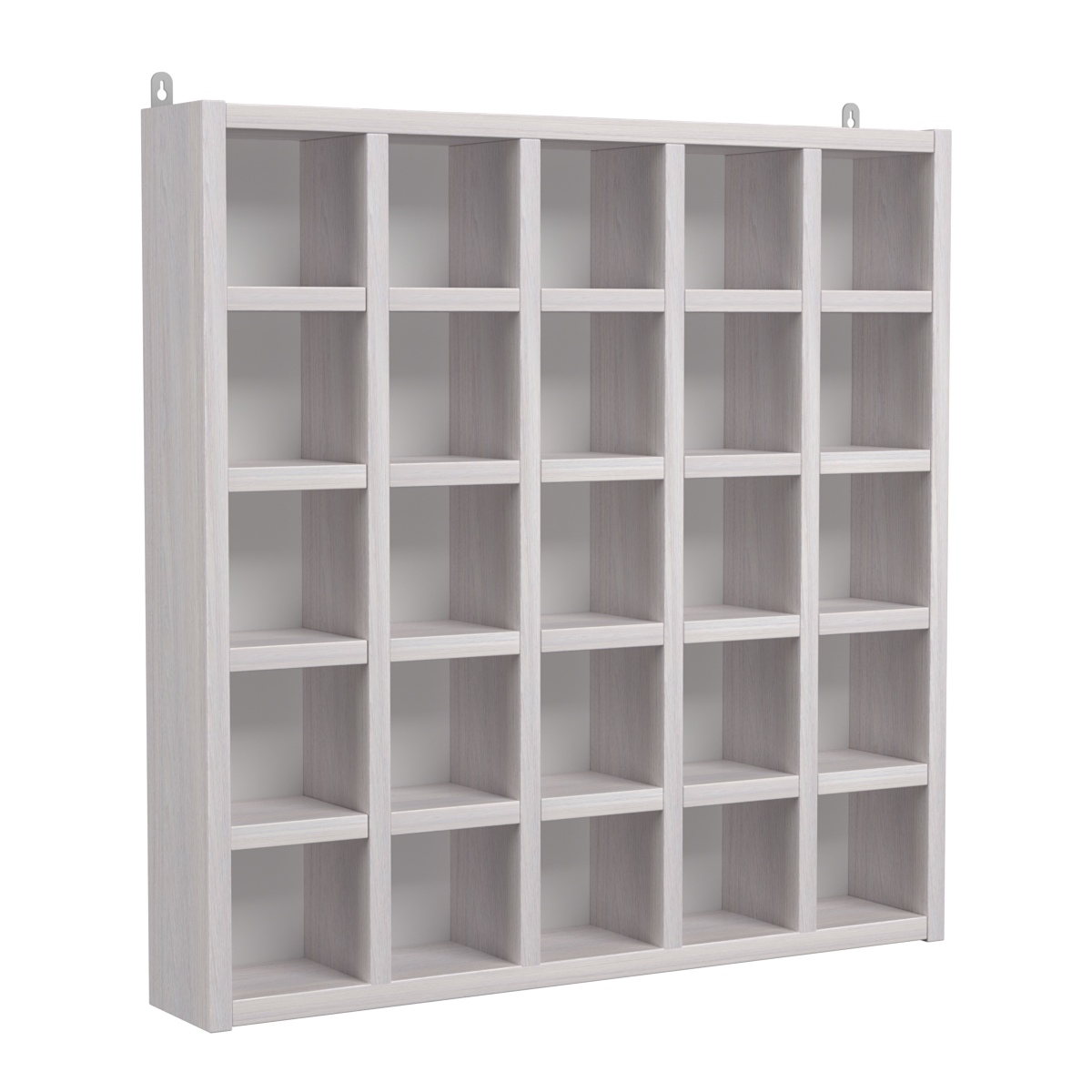 Ключница МАКСИ на 25 ячеек для ключей, браслетов и карт, ячейки 100х100мм Ясень Анкор светлый