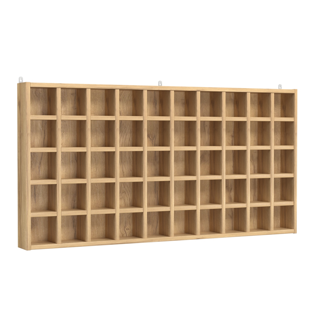 Ключница МАКСИ на 50 ячеек для ключей, браслетов и карт, ячейки 100х100мм Дуб Золотистый