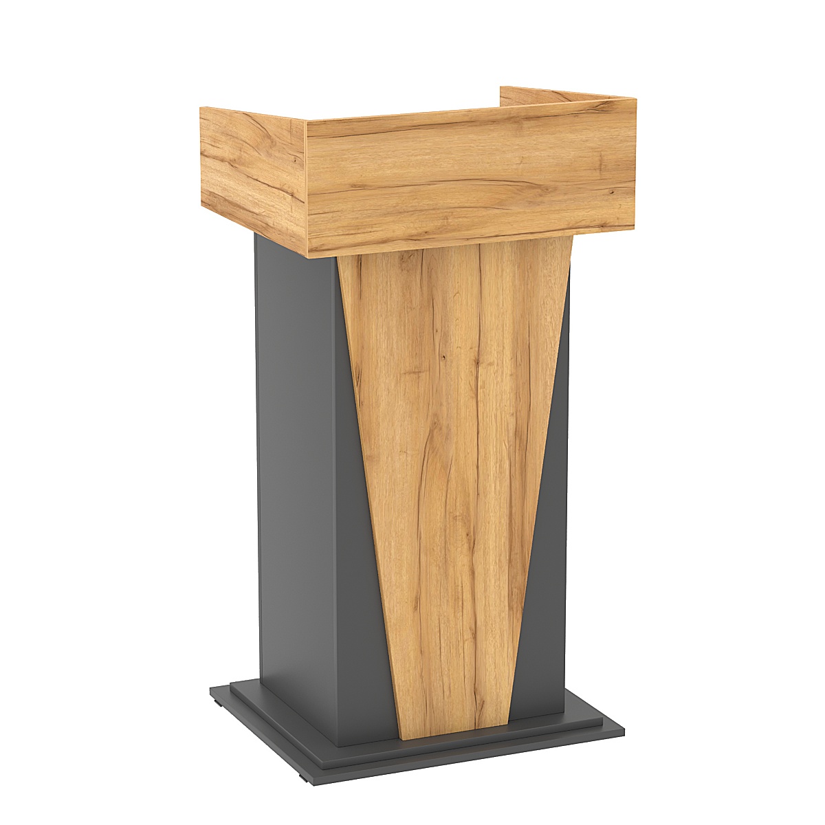 Кафедра для выступлений Конференс №28 Темно-серый и Дуб Золотистый