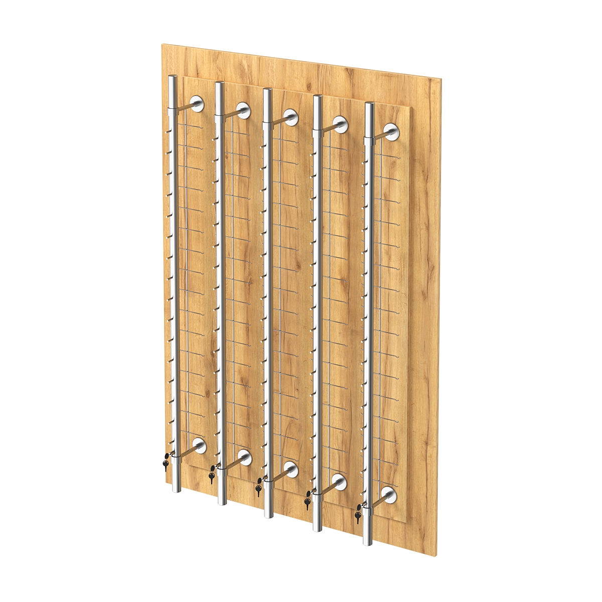 Дисплей настенный для очков ОПТИКА №1 Дуб Золотистый