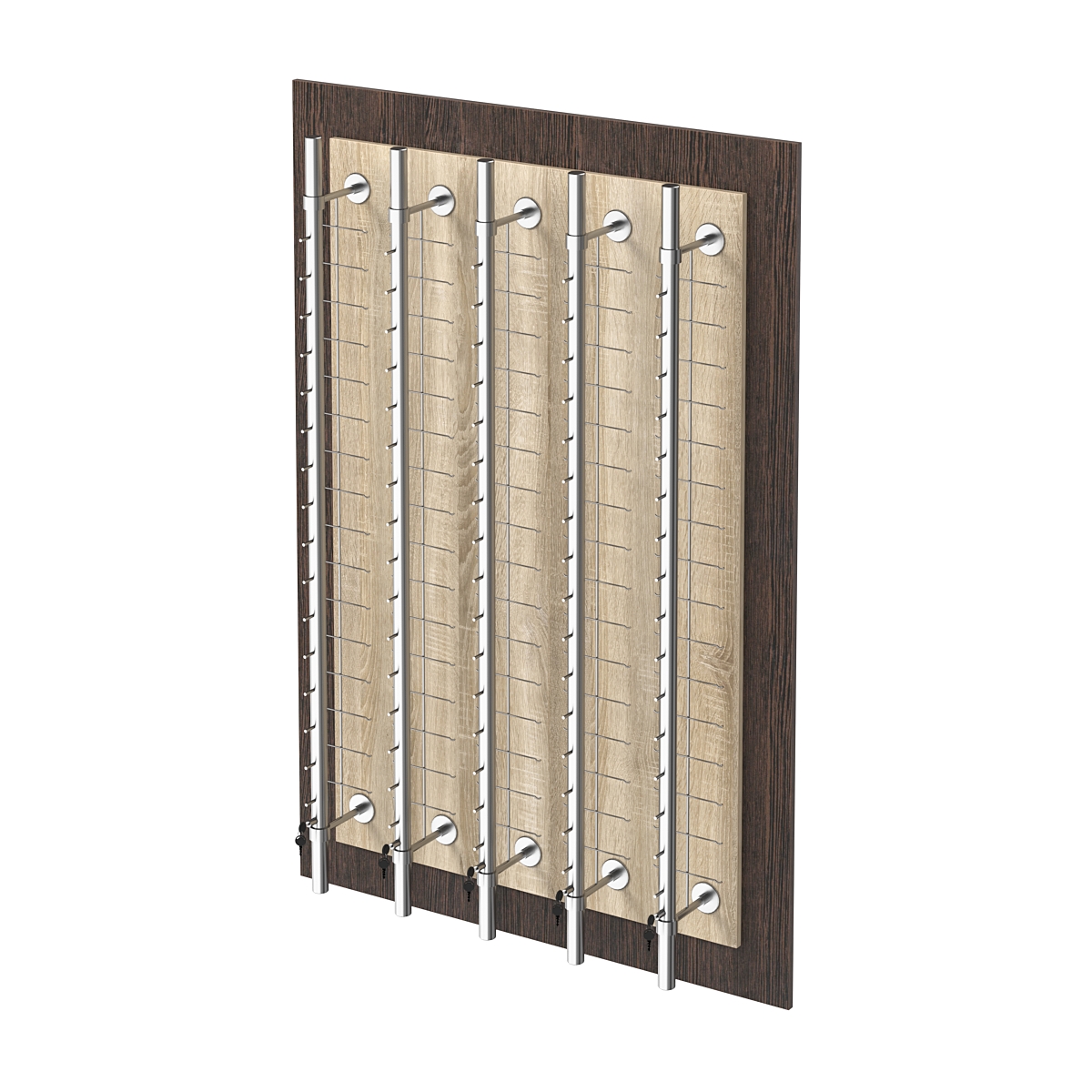 Дисплей настенный для очков ОПТИКА №1 Дуб Венге + Дуб Сонома