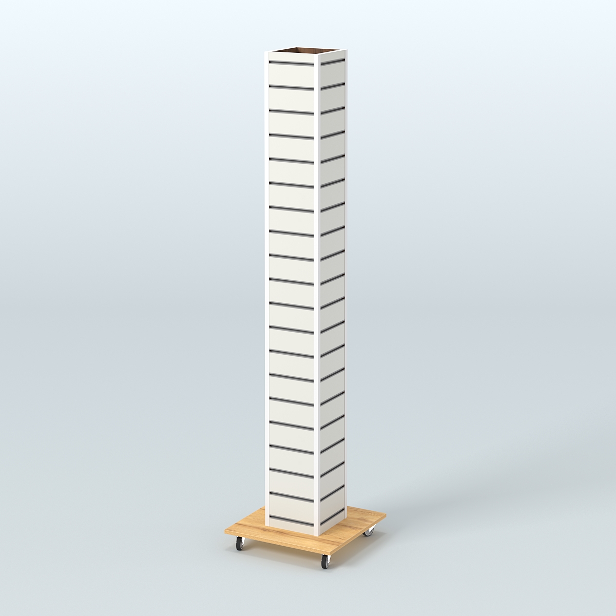 Стойка напольная для очков ОПТИКА №1 Дуб Золотистый и Белый