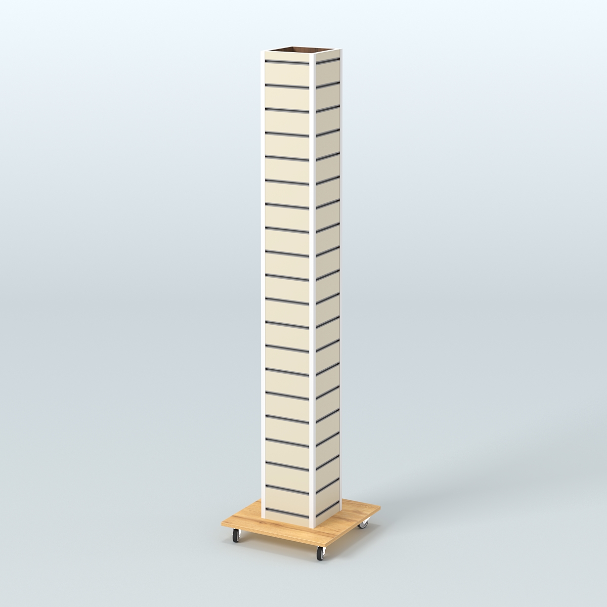 Стойка напольная для очков ОПТИКА №1 Дуб Золотистый и Крем Вайс