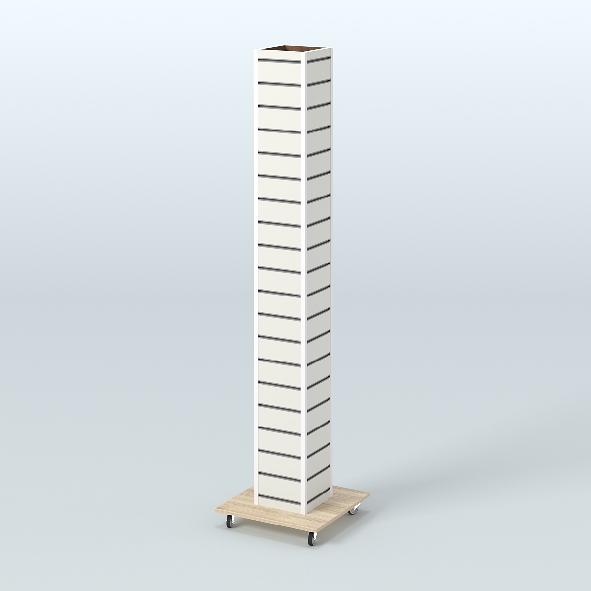 Стойка напольная для очков ОПТИКА №1 Дуб Сонома + Белый