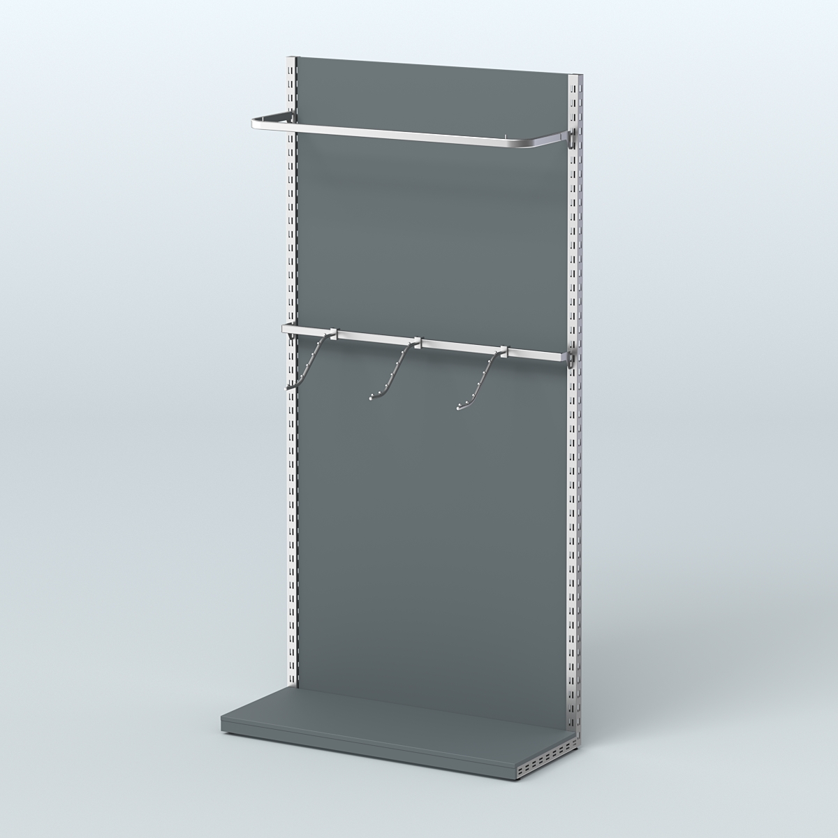 Система ЭЛЕГАНТ с ДСП №1 (1200 мм) Темно-Серый