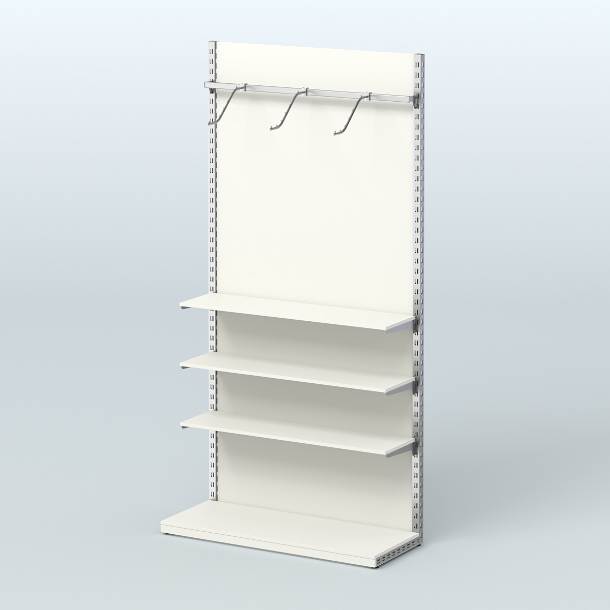 Система ЭЛЕГАНТ с ДСП №4 (1200 мм) Белый