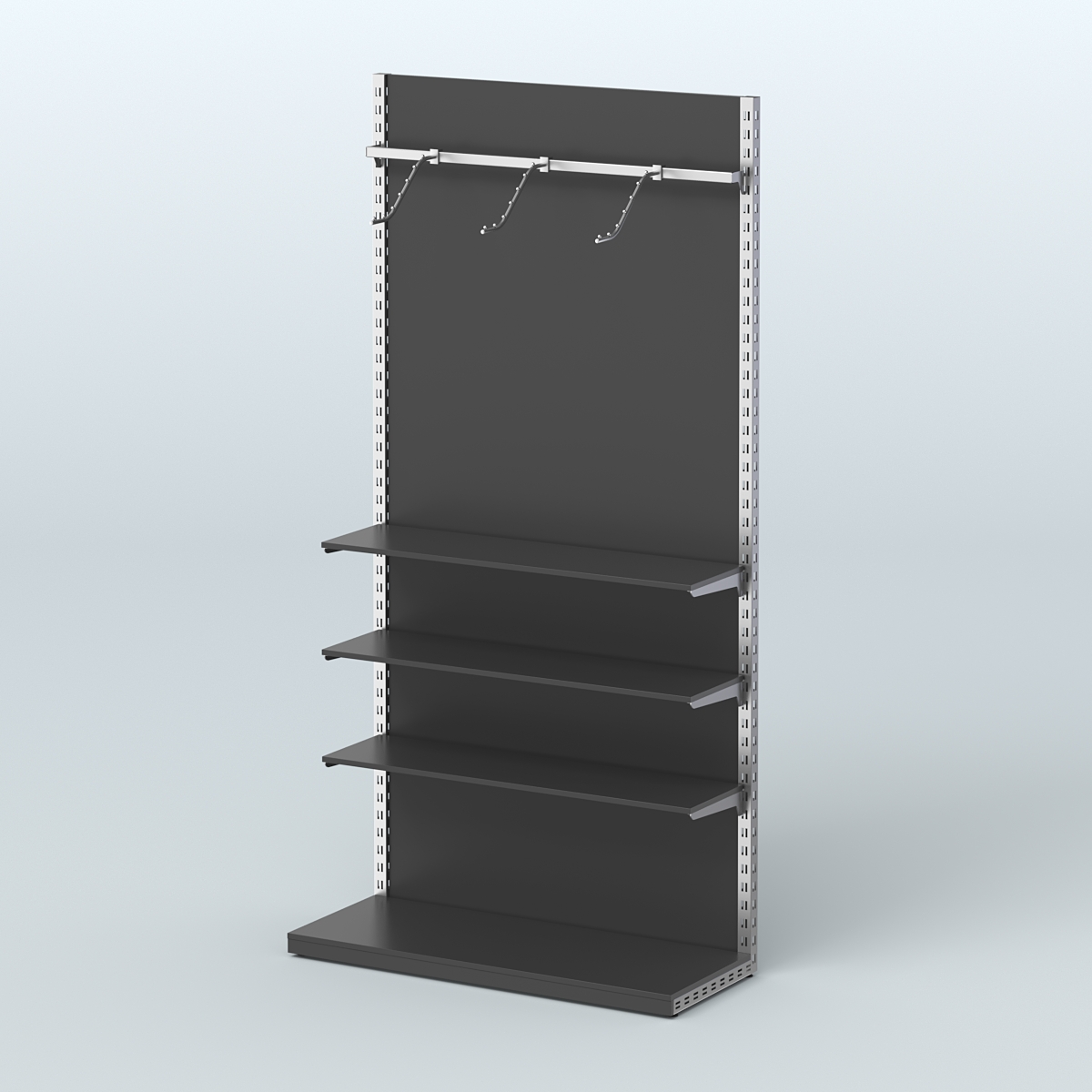 Система ЭЛЕГАНТ с ДСП №4 (1200 мм) Черный