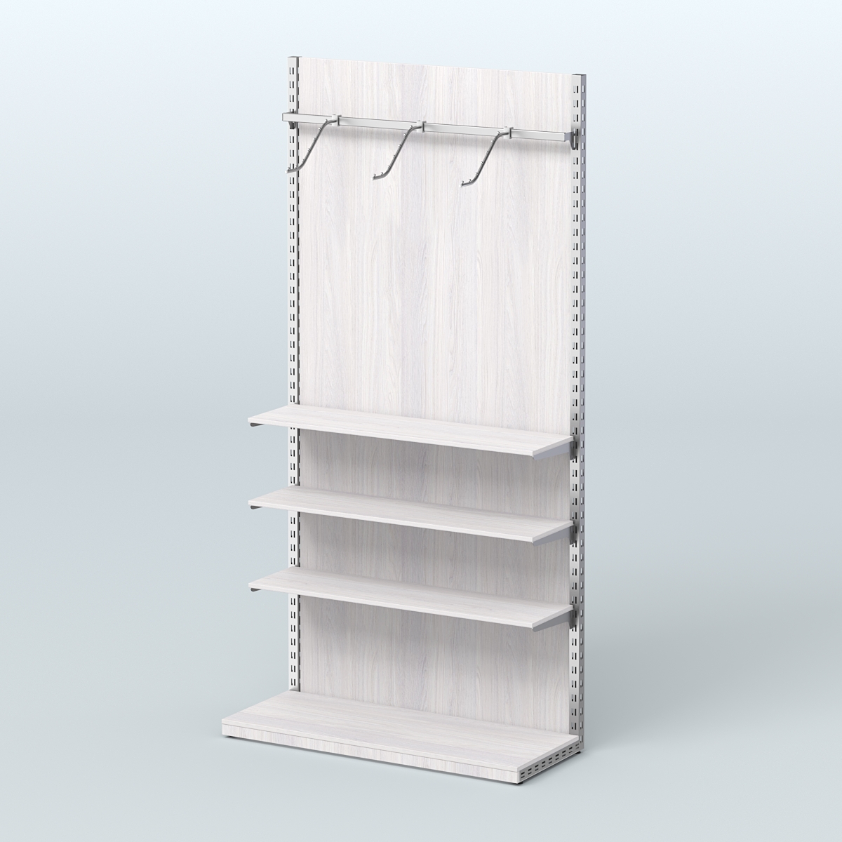 Система ЭЛЕГАНТ с ДСП №4 (1200 мм) Ясень Анкор светлый