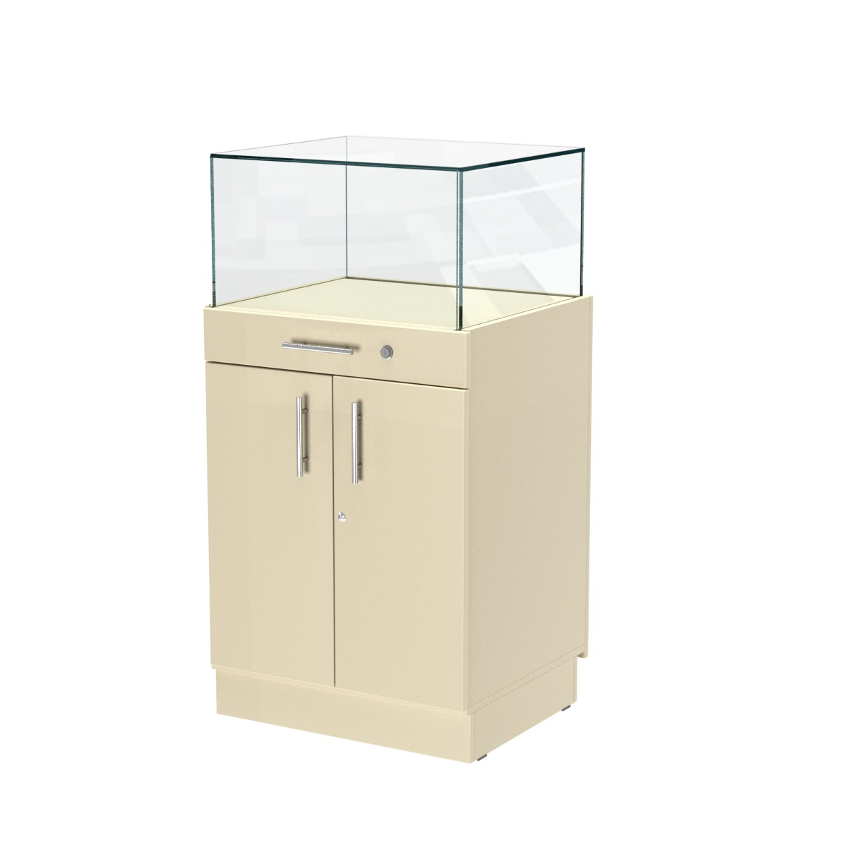 Прилавок ювелирный "Диаманд" №1-600 Крем Вайс