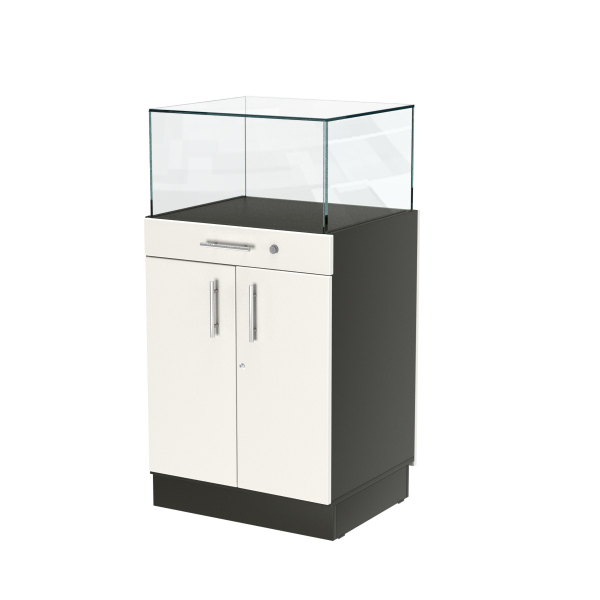 Прилавок ювелирный "Диаманд" №1-600 Черный и Белый