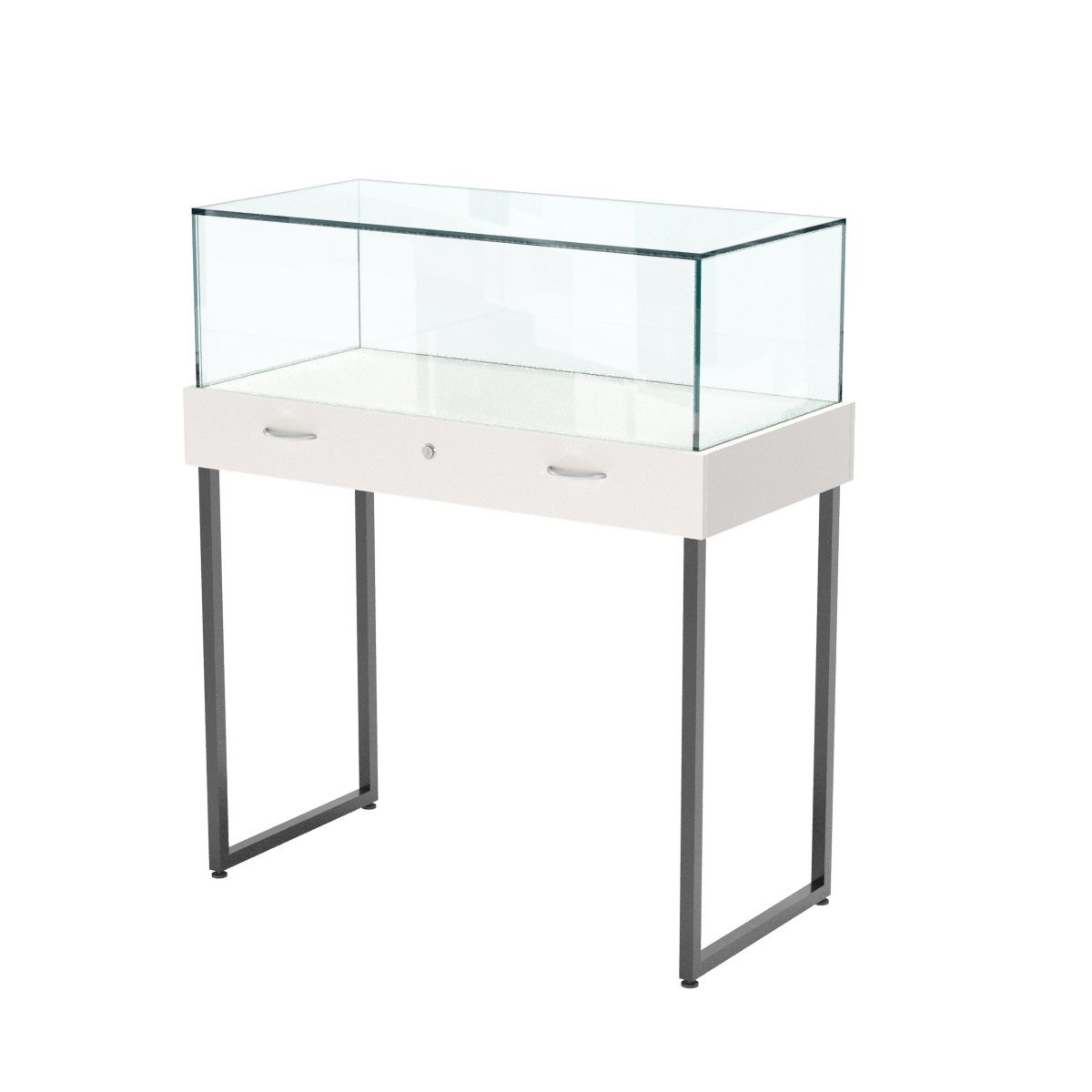 Прилавок ювелирный "Диаманд" №4-1000 Белый