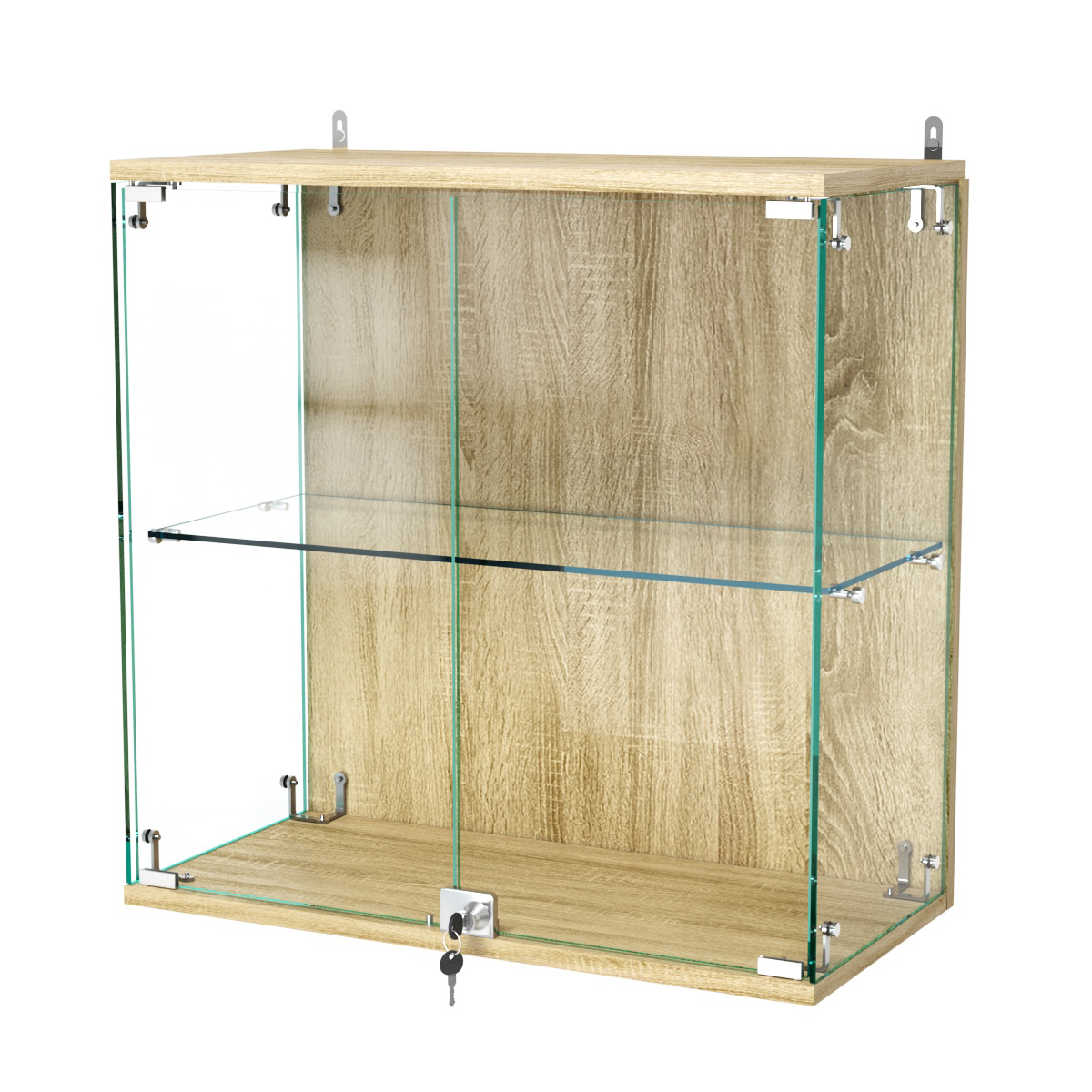 Витрина ювелирная навесная  "Диаманд" №7 Дуб Сонома