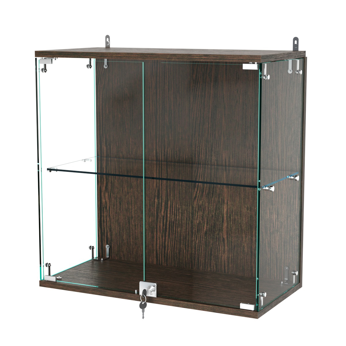 Витрина ювелирная навесная  "Диаманд" №7 Дуб Венге