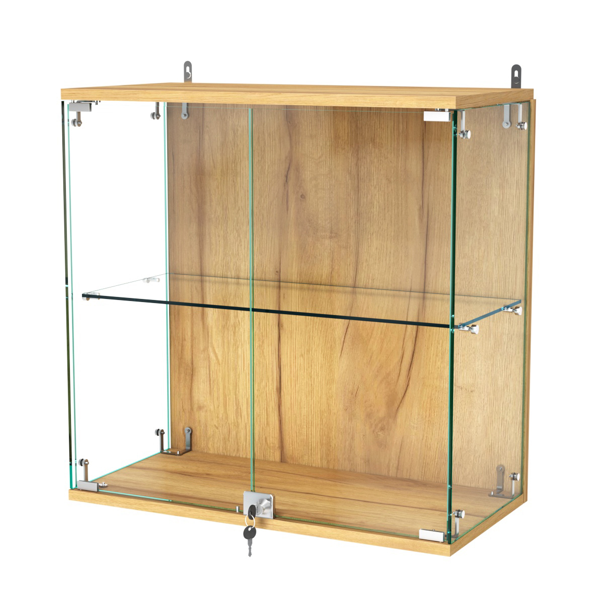 Витрина ювелирная навесная  "Диаманд" №7 Дуб Золотистый