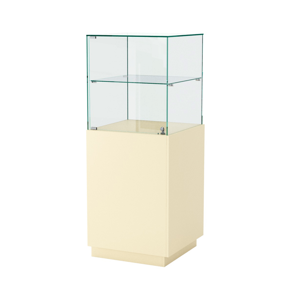 Витрина ювелирная квадратная "Диаманд" №8 Крем Вайс