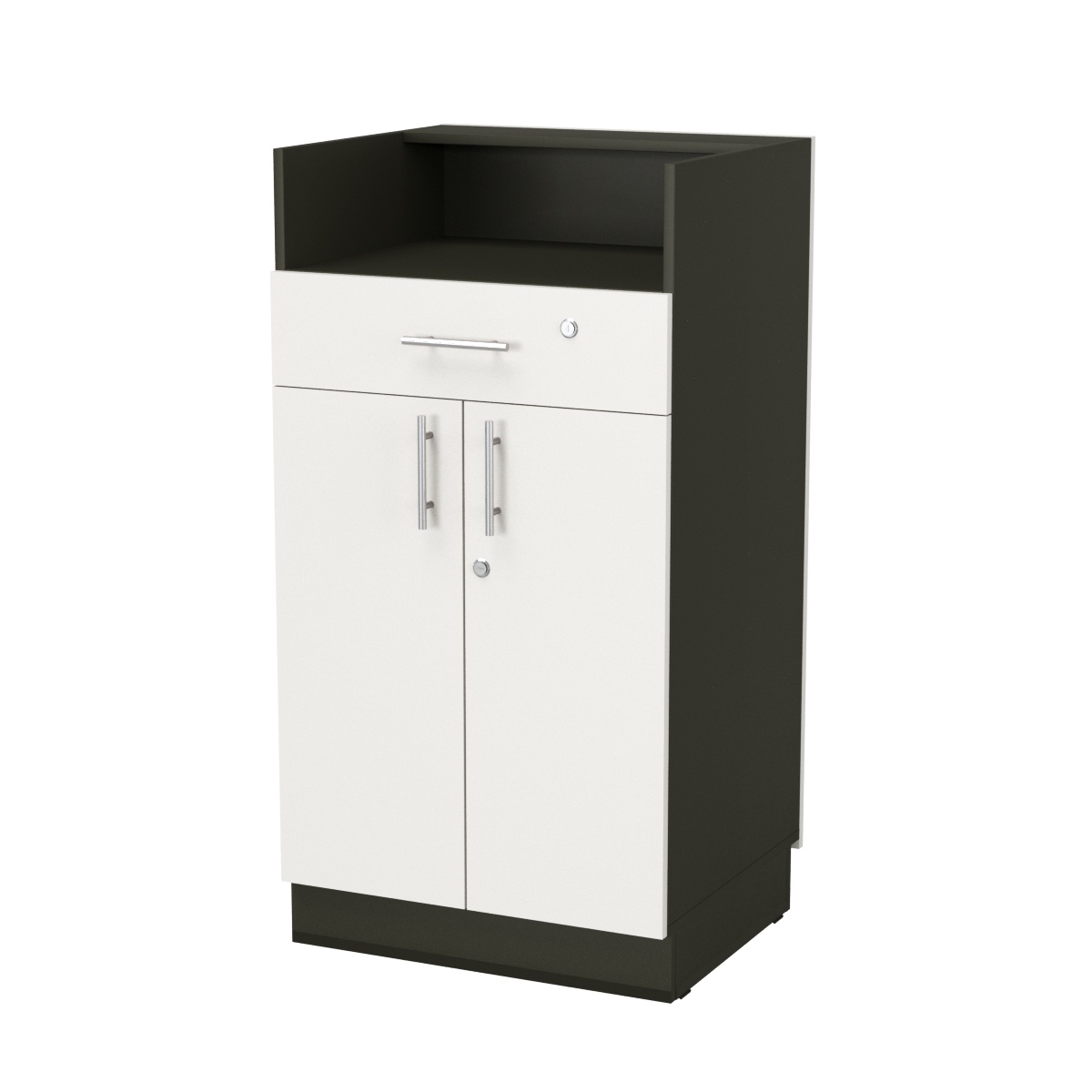 Кассовый прилавок "Диаманд" №10-600 Черный + Белый