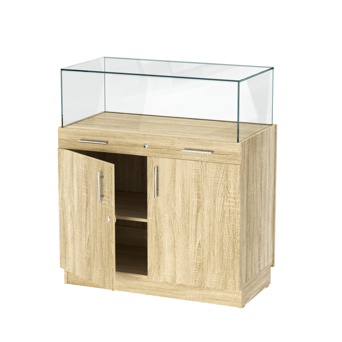 Прилавок ювелирный "Диаманд" №1-1000 Дуб Сонома