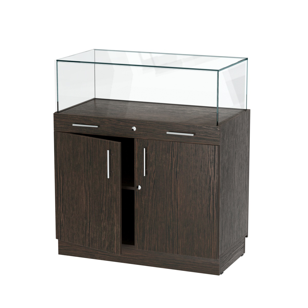 Прилавок ювелирный "Диаманд" №1-1000 Дуб Венге