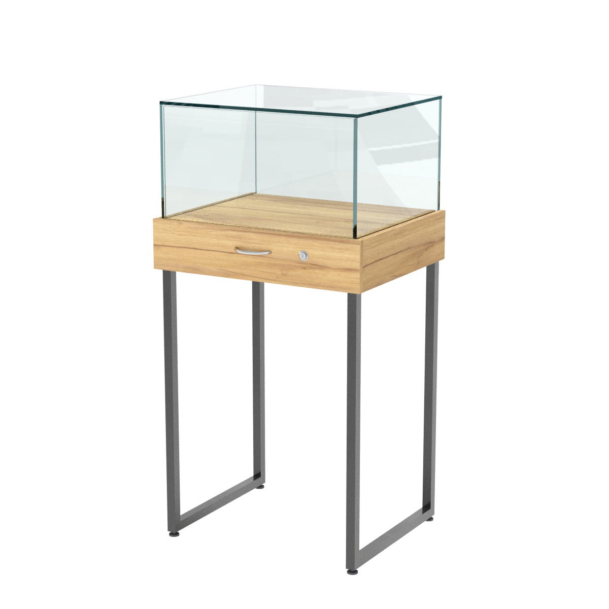 Прилавок ювелирный "Диаманд" №4-600 Дуб Золотистый