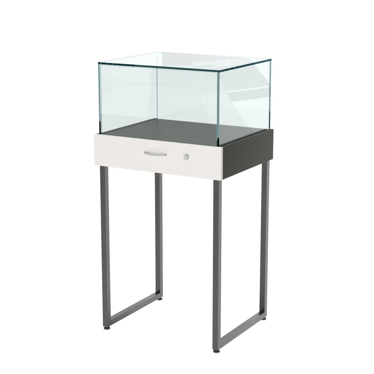 Прилавок ювелирный "Диаманд" №4-600 Черный и Белый