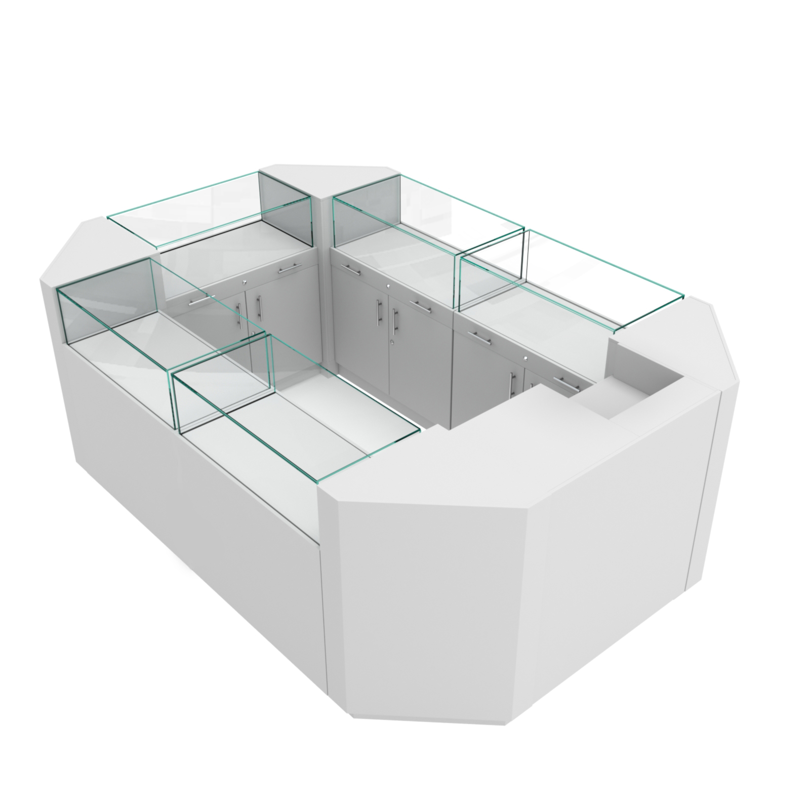 Остров ювелирный "Диаманд" №1 Серый