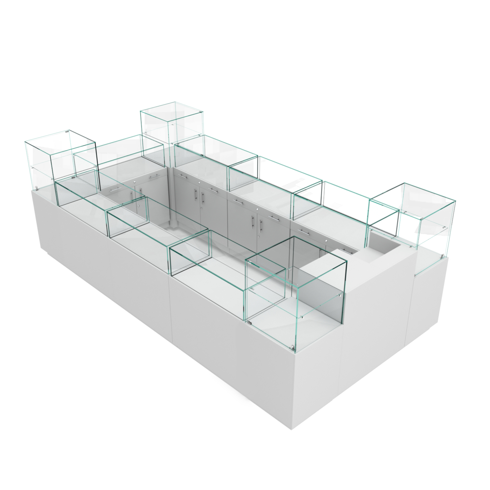 Остров ювелирный "Диаманд" №3 Серый