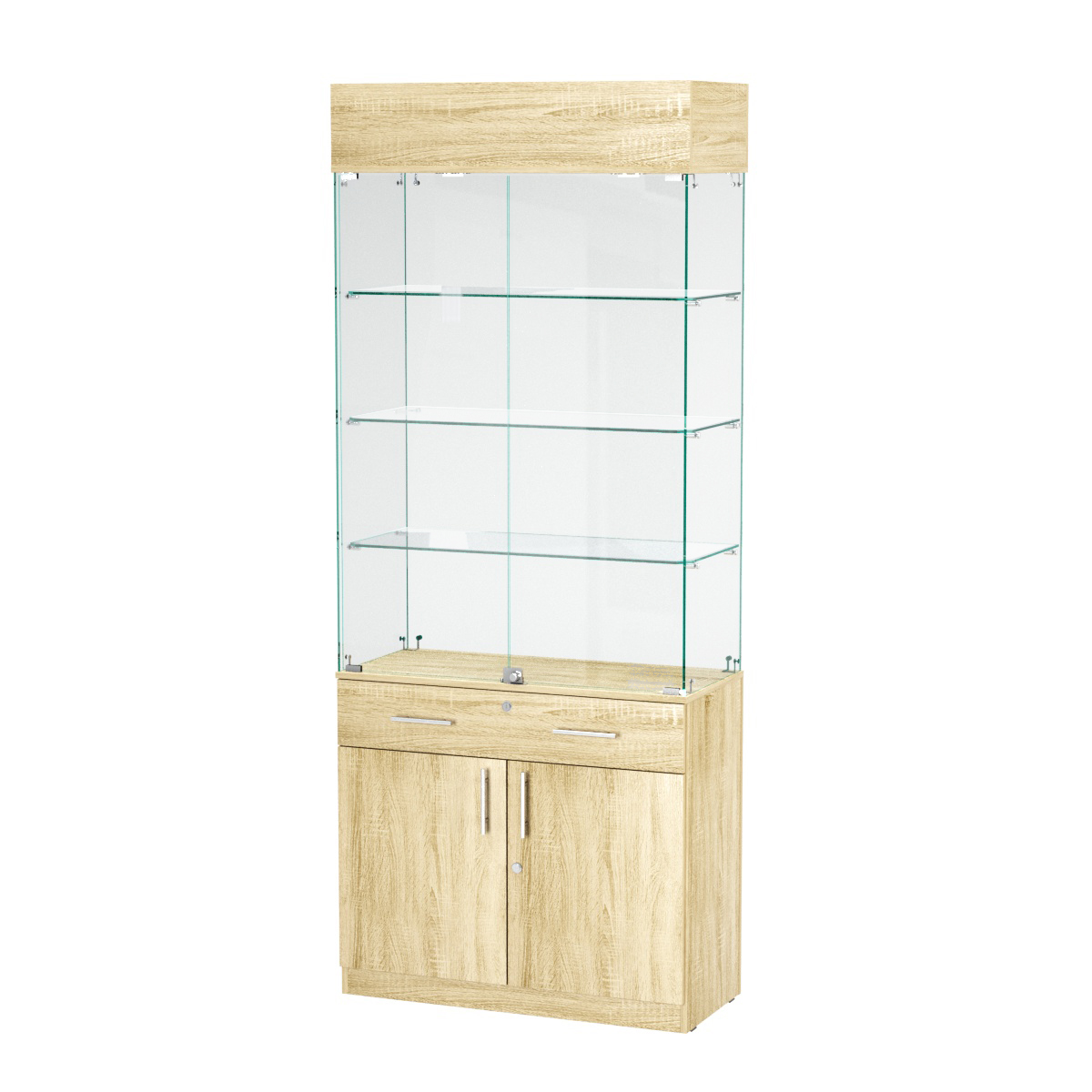 Витрина ювелирная "Диаманд" №12 Дуб Сонома