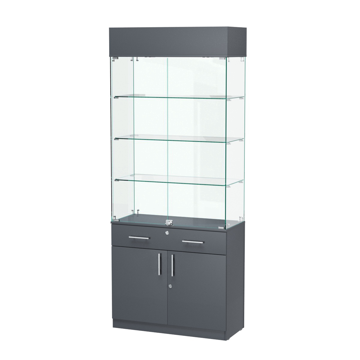 Витрина ювелирная "Диаманд" №12 Темно-Серый