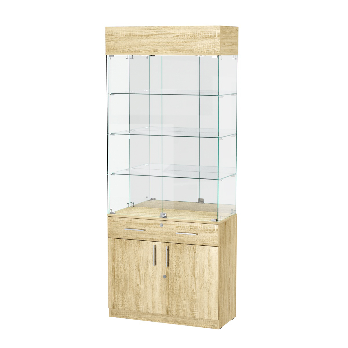 Витрина ювелирная "Диаманд" №13 Дуб Сонома