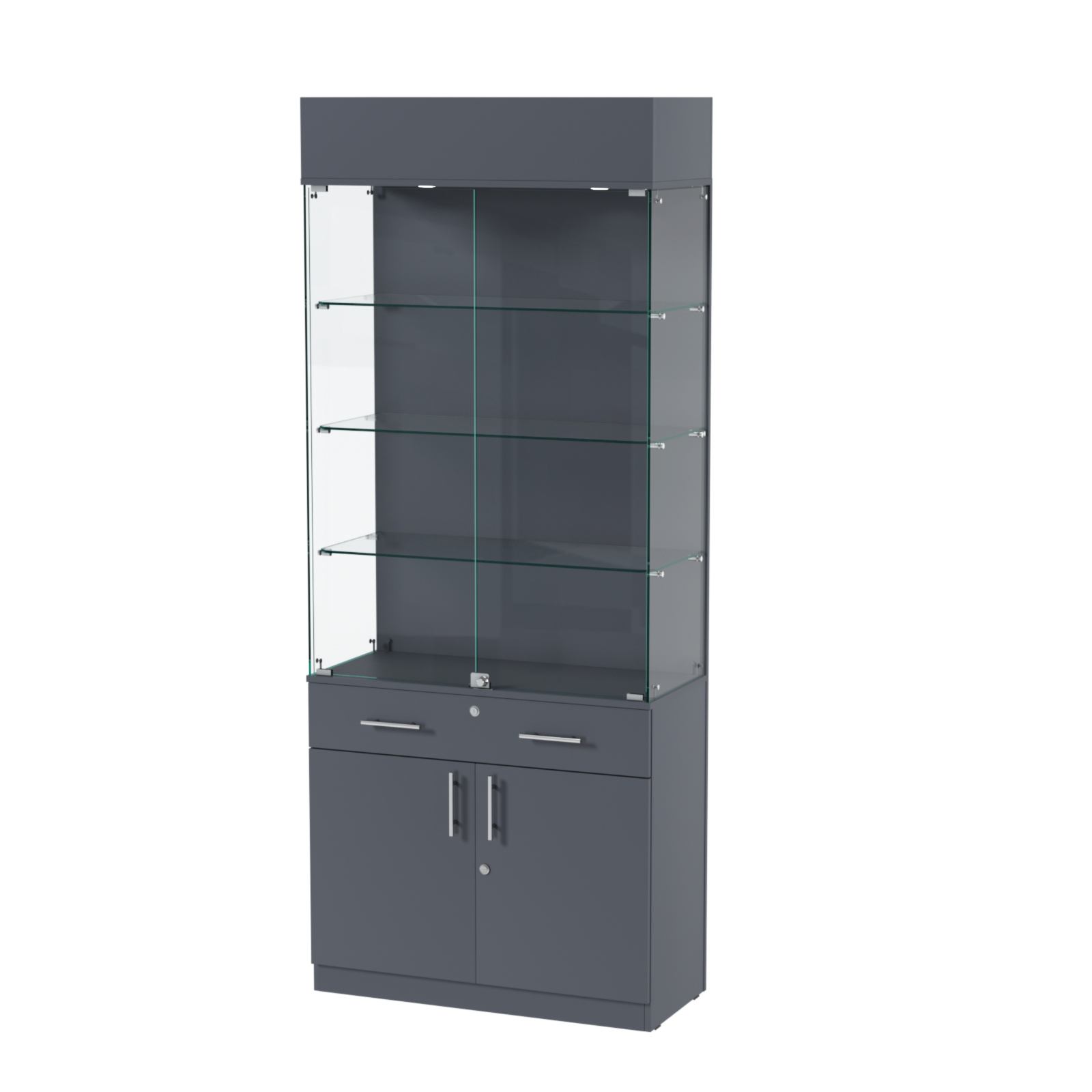 Витрина ювелирная "Диаманд" №14 Темно-Серый