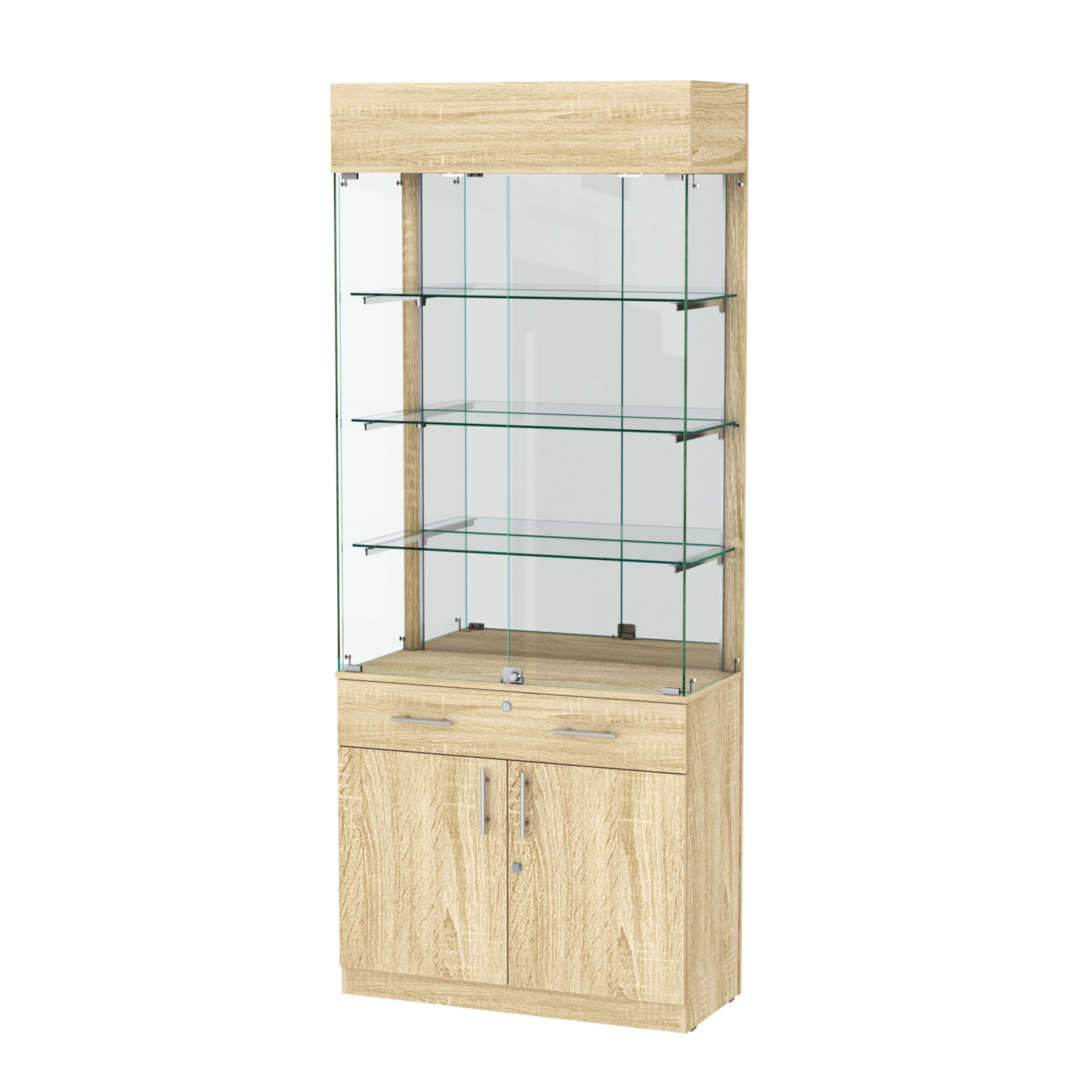 Витрина ювелирная "Диаманд" №15 Дуб Сонома