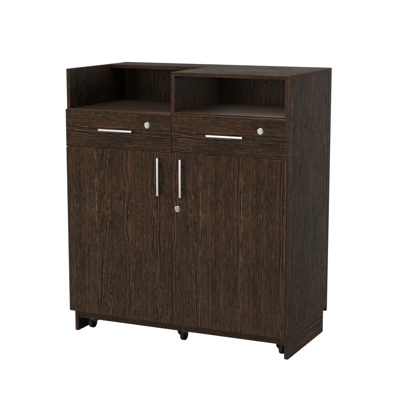 Кассовый прилавок "Диаманд" №9-1000 выкатной Дуб Венге