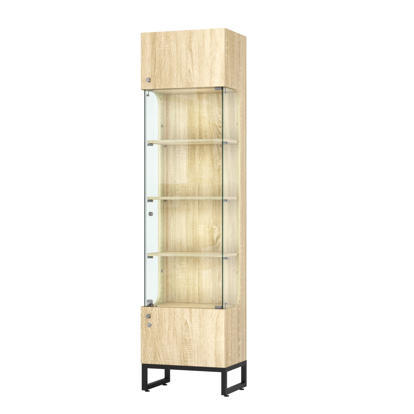 Витрина Монти №1 Дуб Сонома