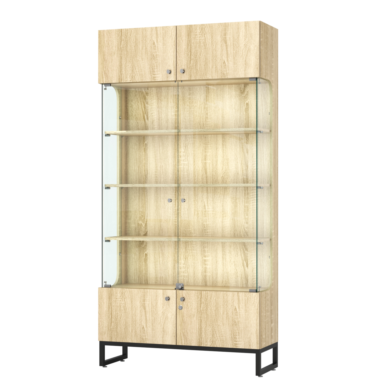 Витрина Монти №2 Дуб Сонома