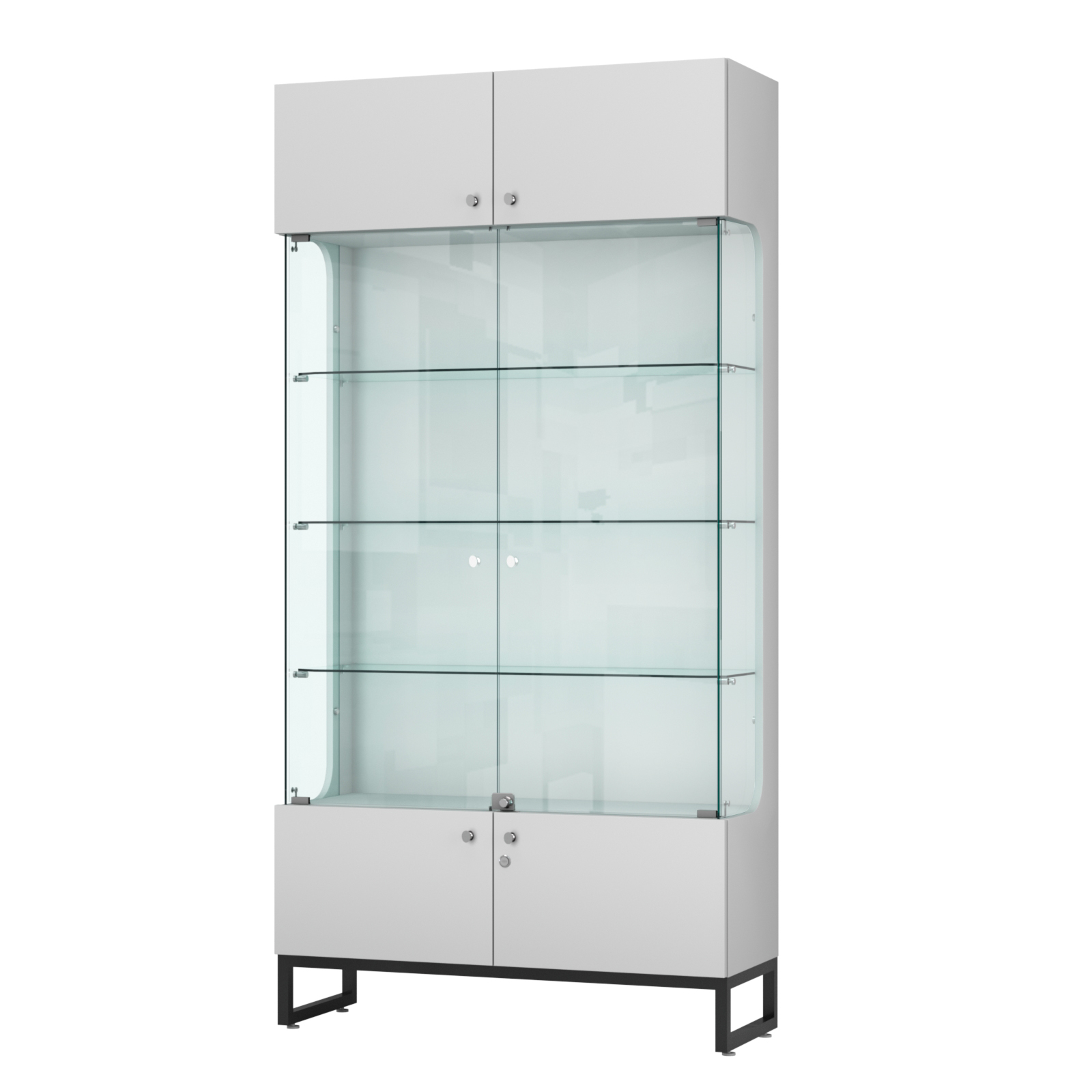 Витрина Монти №2-С Серый