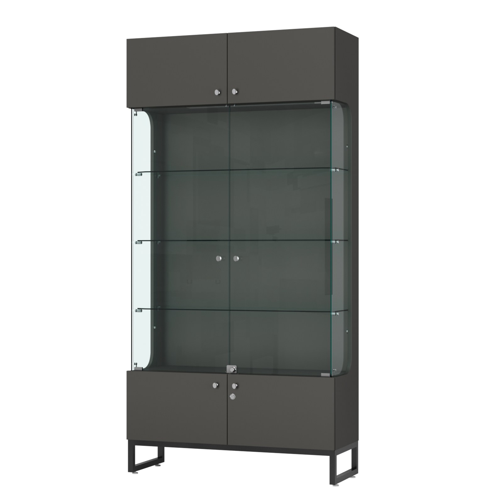 Витрина Монти №2-С Черный