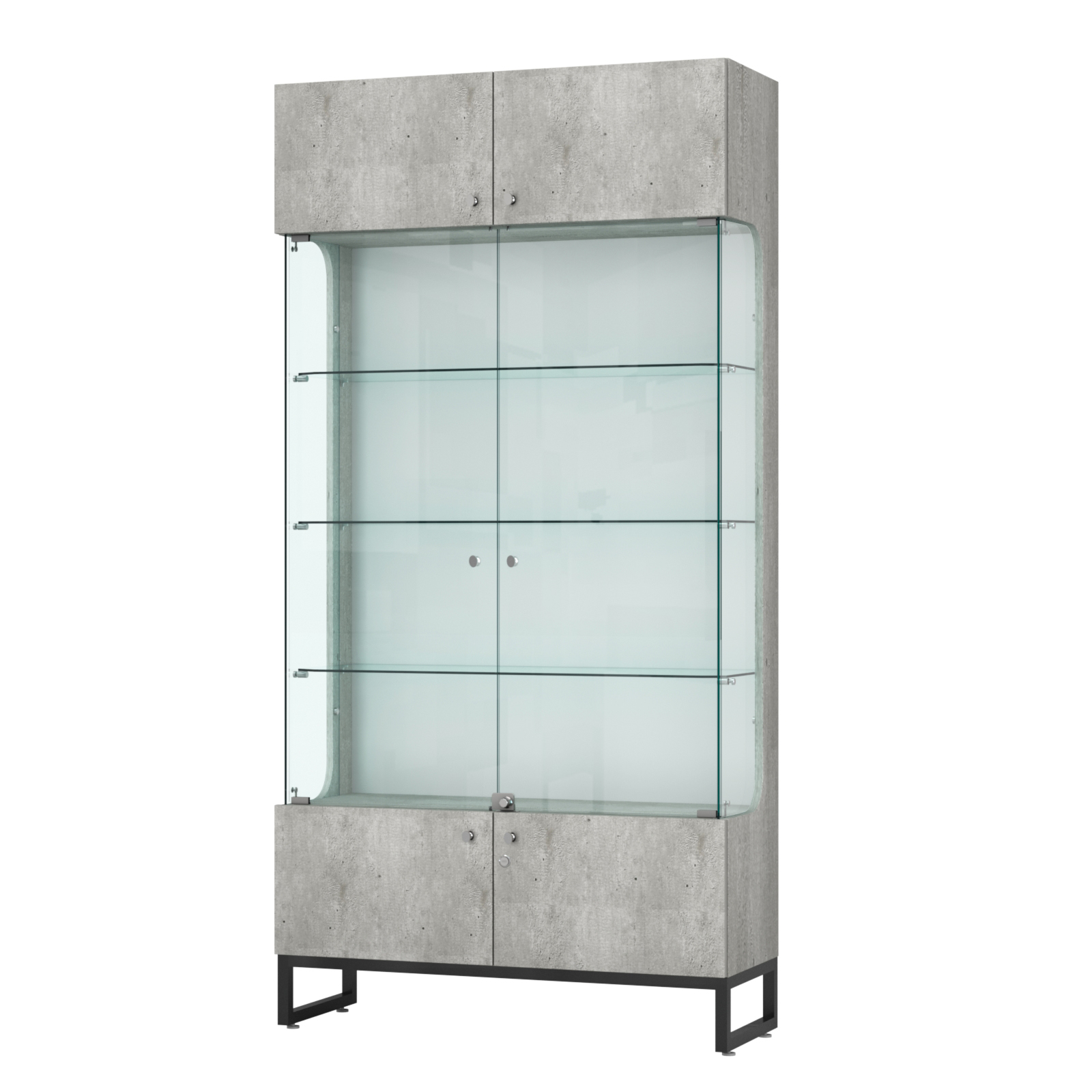 Витрина Монти №2-С Метрополитан Грей