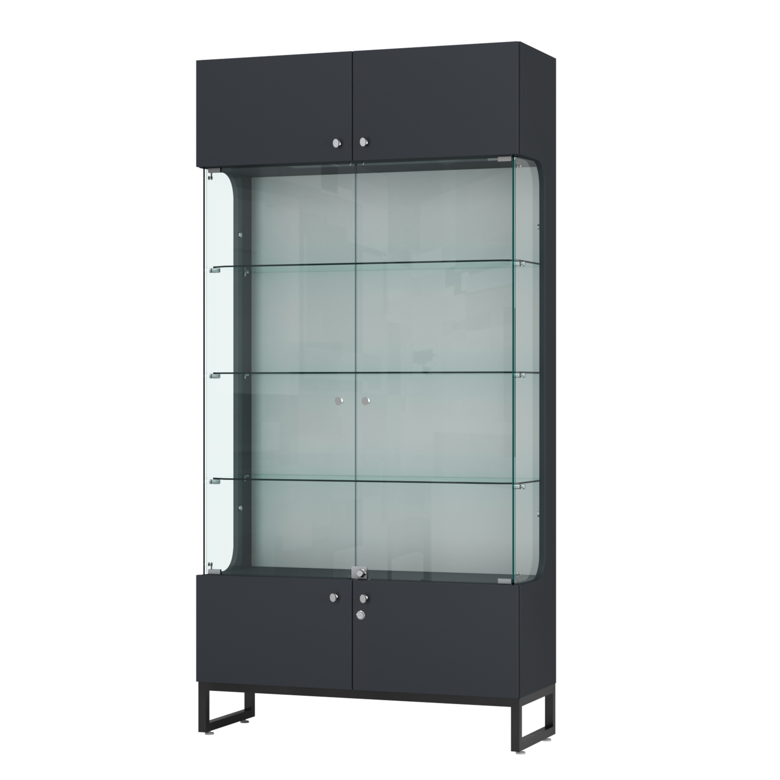 Витрина Монти №2-С Антрацит