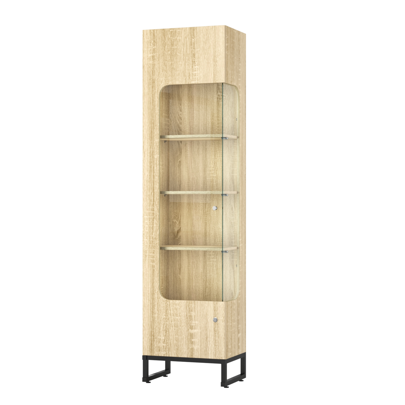 Витрина Монти №3 правая Дуб Сонома