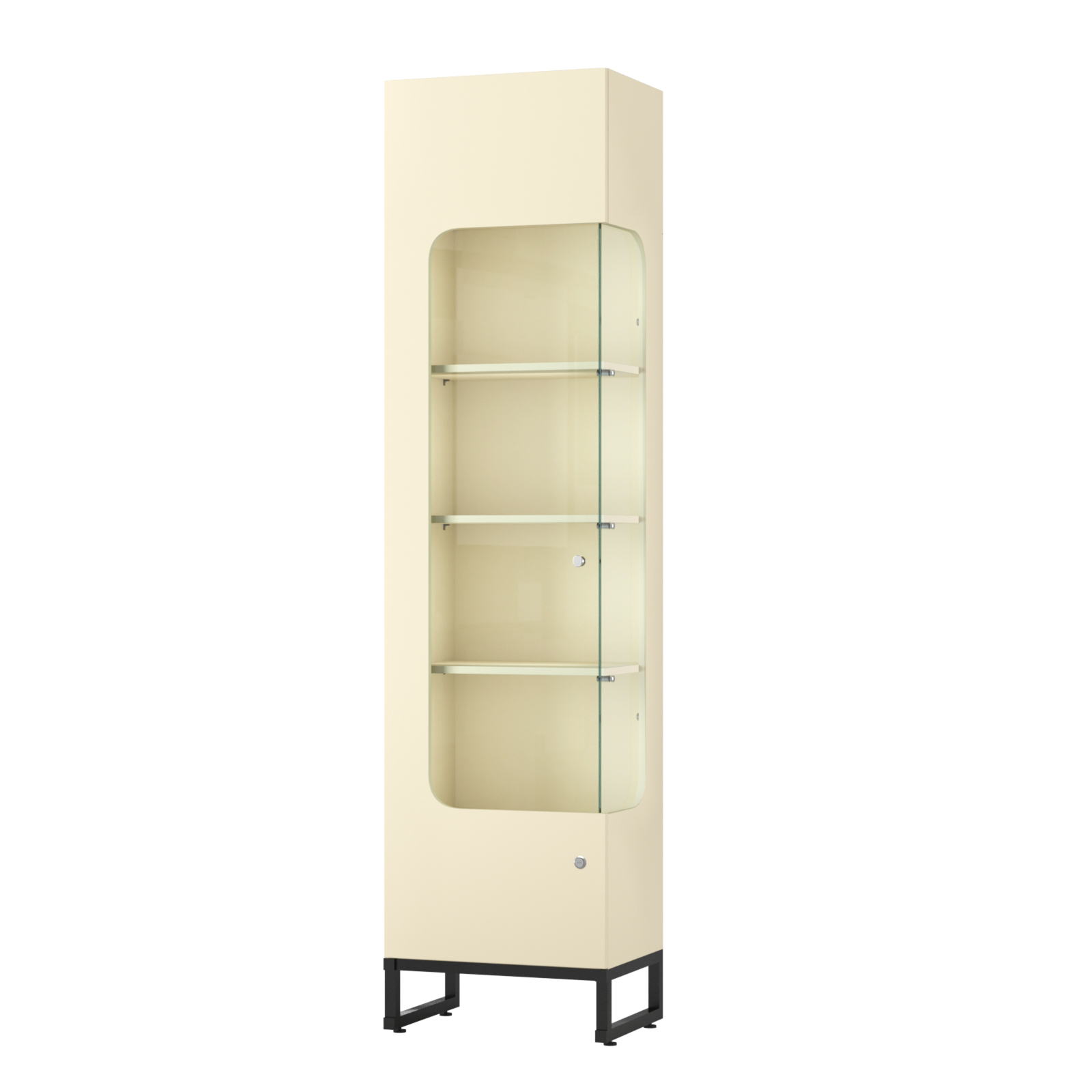 Витрина Монти №3 правая Крем Вайс