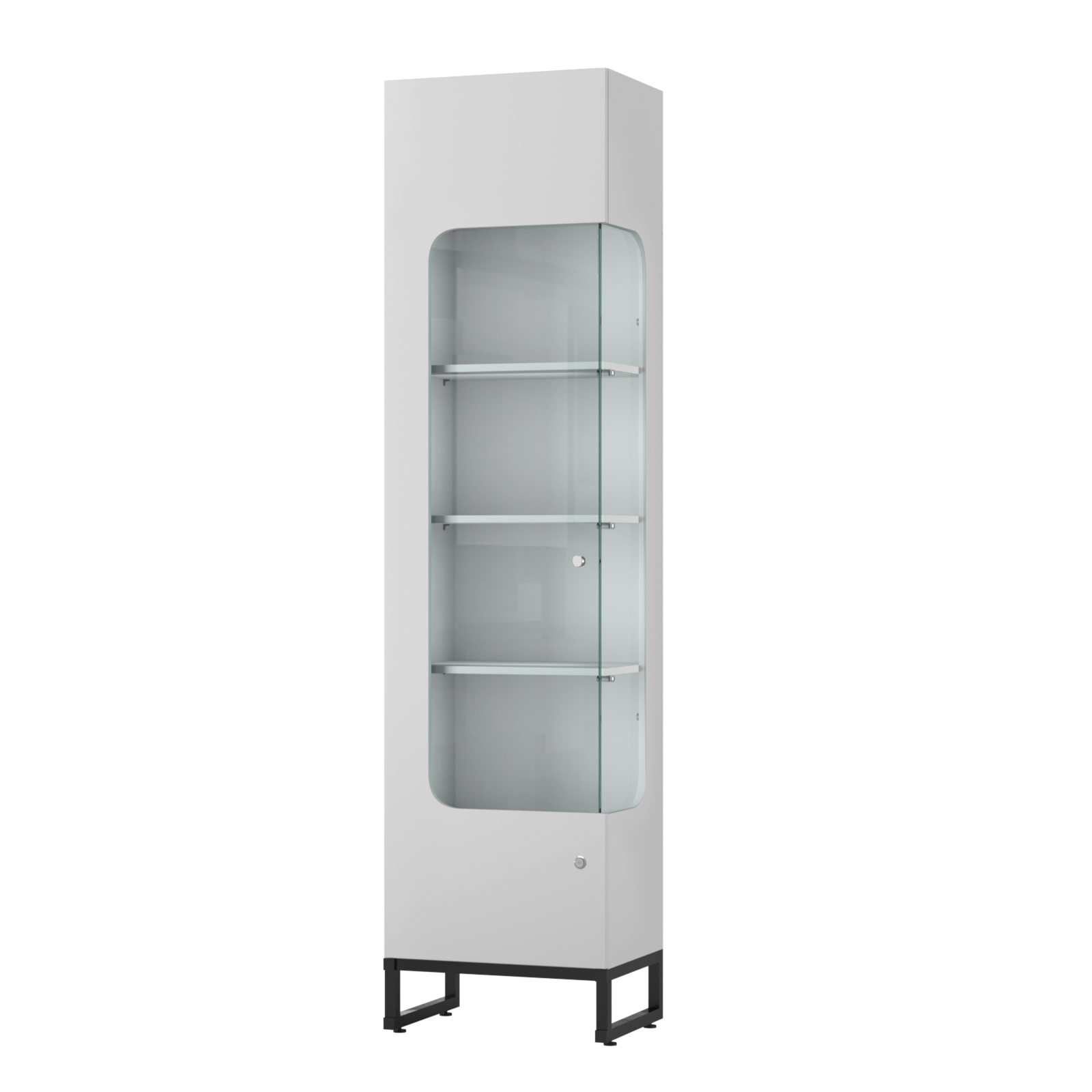 Витрина Монти №3 правая Серый