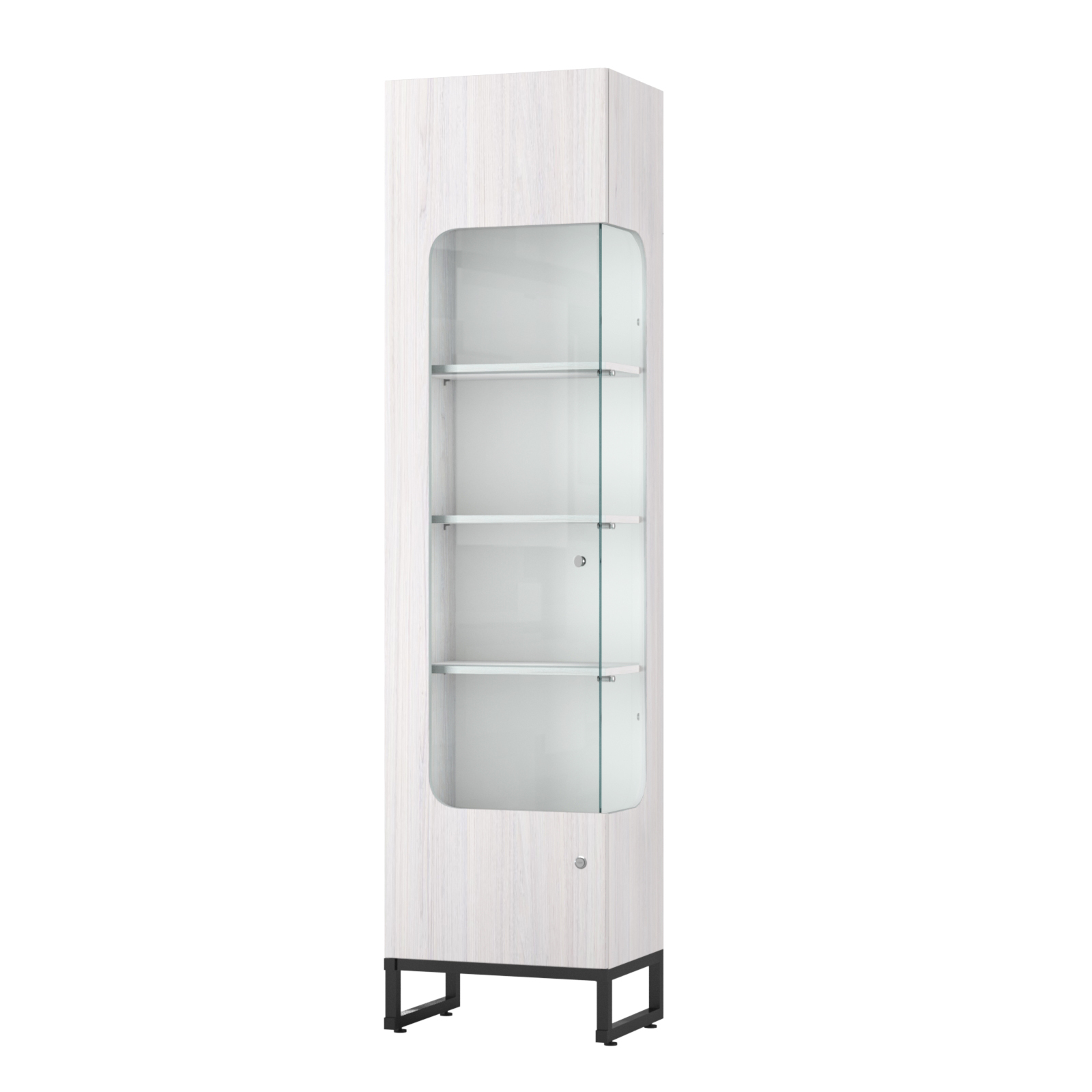 Витрина Монти №3 правая Ясень Анкор светлый