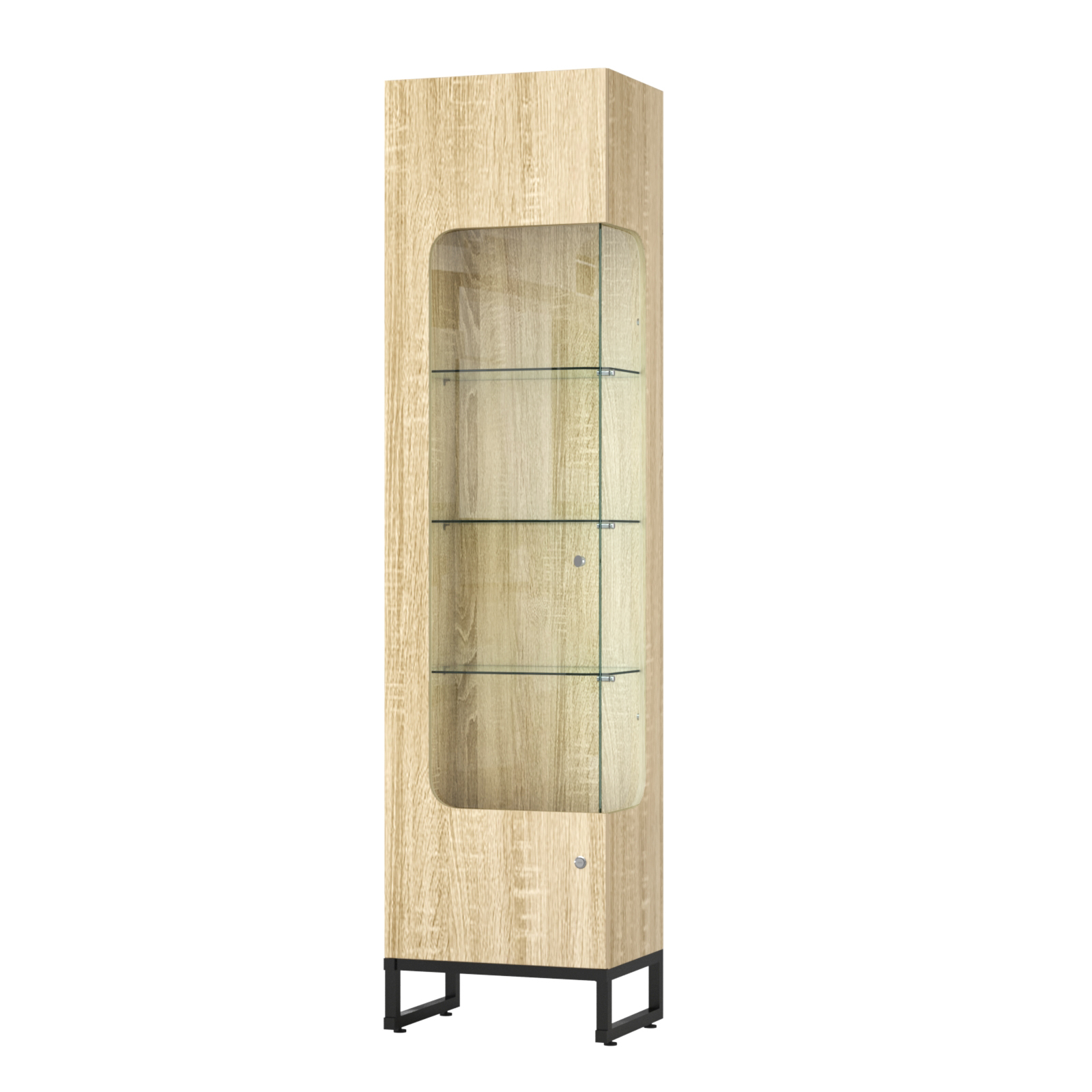 Витрина Монти №3-С правая Дуб Сонома