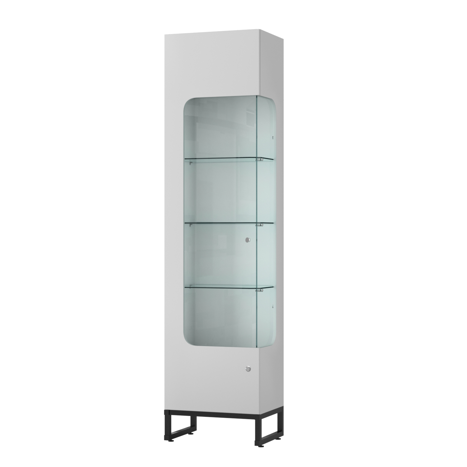 Витрина Монти №3-С правая Серый